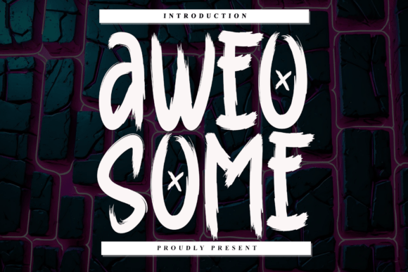 Aweosome Font: A Modern Script for Creative Crafters