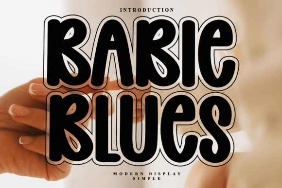 Babie Blues: A Bold Display Font for Editorial Design
