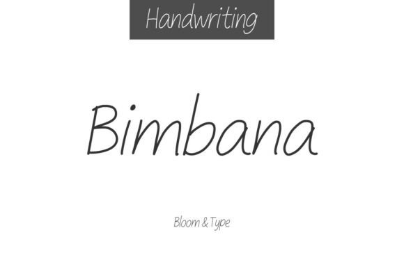 Bimbana: A Handwritten Font for Warm, Engaging Web Design