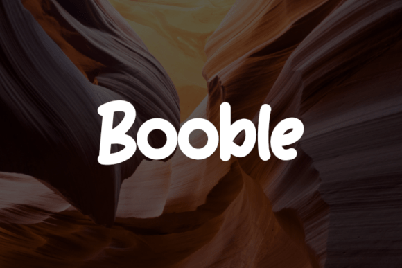Booble: A Versatile Font for Editorial Design
