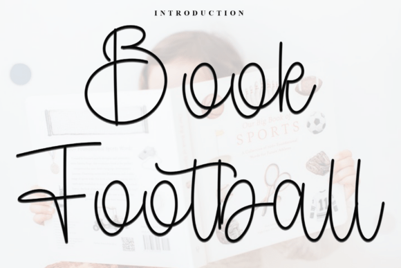 Book Football: A Festive Font for Seasonal Campaigns