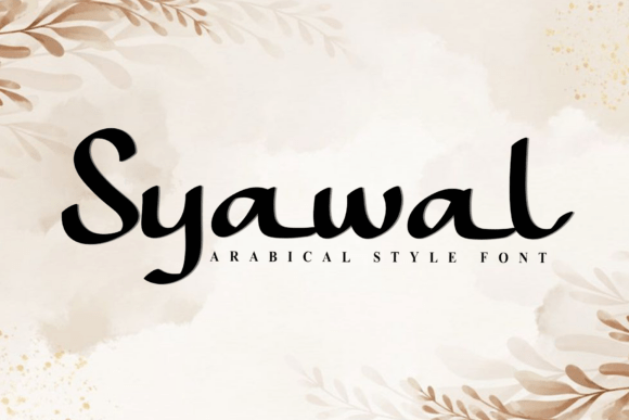 Discover the Beauty of Syawal: A Script Font for Crafters and Designers