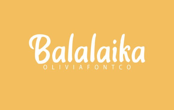Discover the Magic of Balalaika: A Handwritten Font for Crafters and Creators