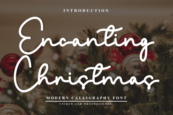 Encanting Christmas: A Font That Brings Magic to My Bakery