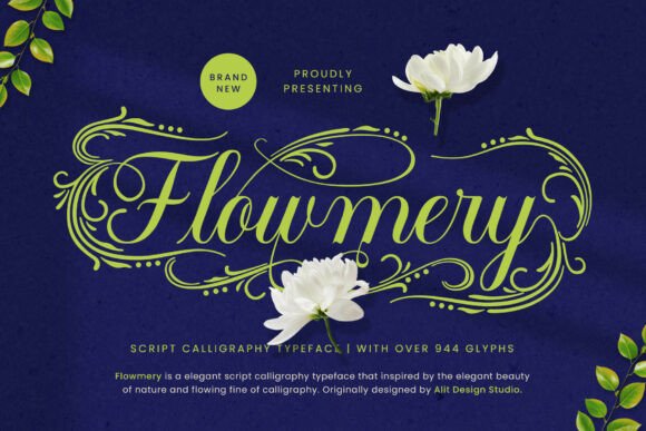 Flowmery: A Naturally Elegant Script for Branding Projects