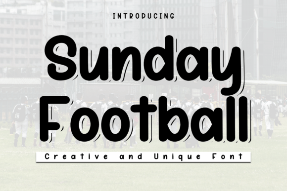 Font That Speaks: Sunday Football in Action
