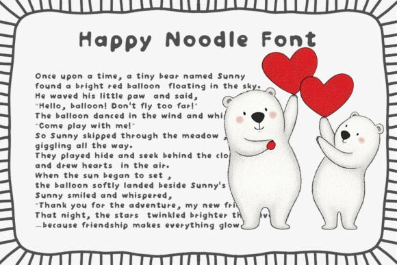 Happy Noodle: A Font That Brings Warmth and Personality to Your Brand
