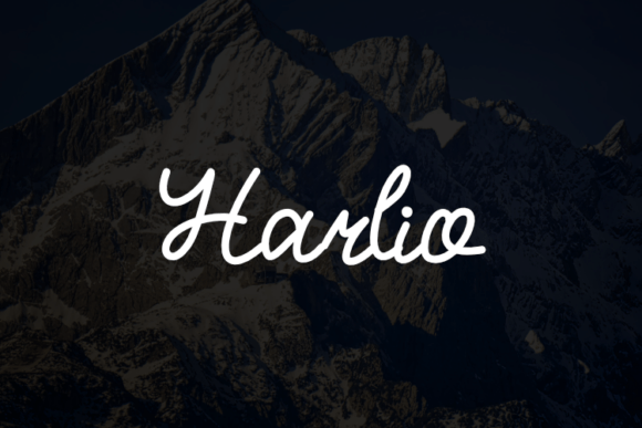 Harlio: A Script Font with Grace and Purpose