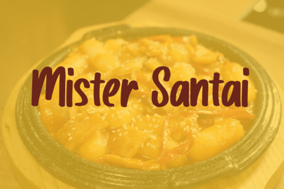 Mister Santai: A Versatile Script Font for Editorial Design