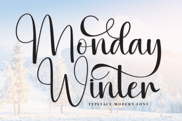 Monday Winter: A Handwritten Font for Warm, Whimsical Branding