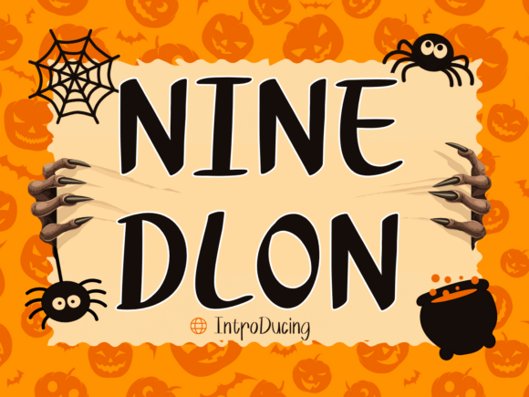 Ninedlon: A Script Font for Crafters and Product Creators