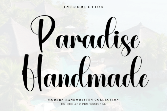 Paradise Handmade: A Script Typeface for Branding Magic