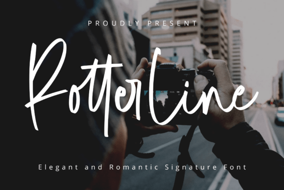 Rotterline: A Modern Script Font for Branding and Design