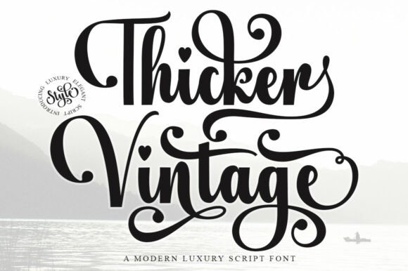 Thicker Vintage: The Font That Elevates Your Brand