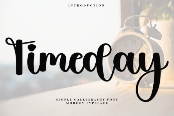 Timeday: A Festive Font for Seasonal Campaigns