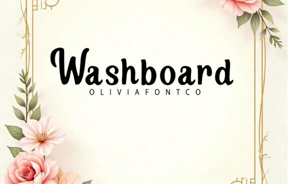 Washboard: A Timeless Handwritten Font for Digital Design